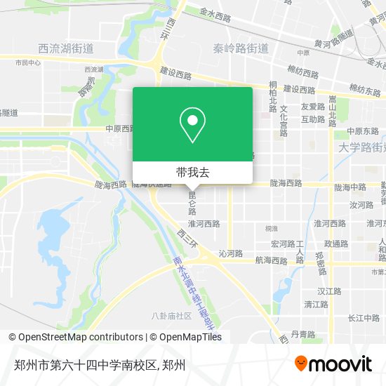 郑州市第六十四中学南校区地图