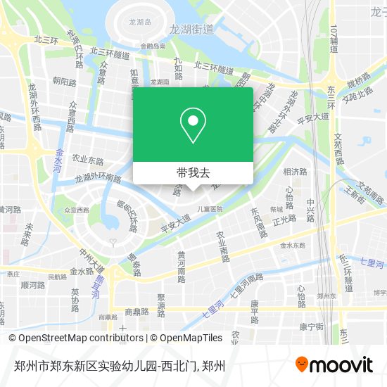 郑州市郑东新区实验幼儿园-西北门地图