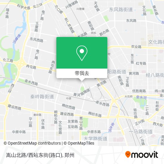 嵩山北路/西站东街(路口)地图