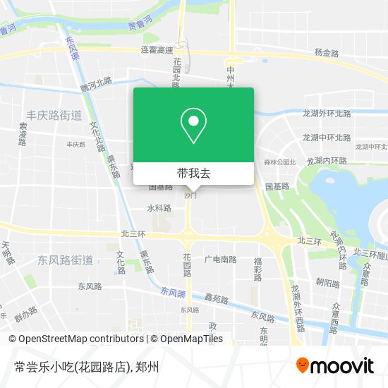 常尝乐小吃(花园路店)地图