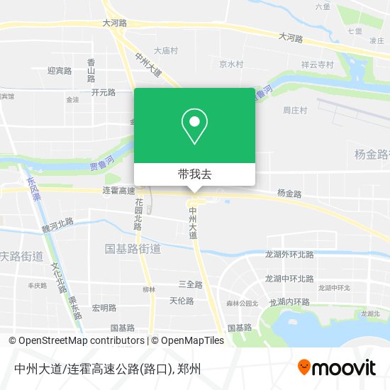 中州大道/连霍高速公路(路口)地图