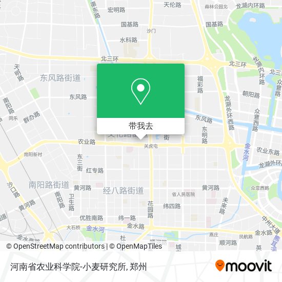 河南省农业科学院-小麦研究所地图