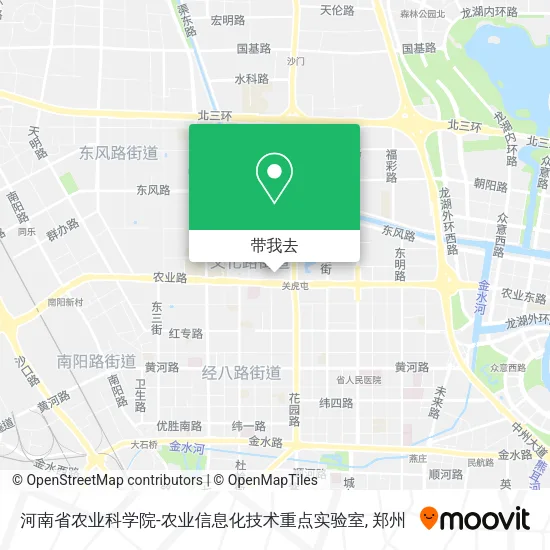 河南省农业科学院-农业信息化技术重点实验室地图