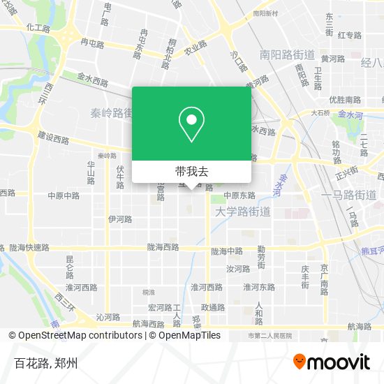 百花路地图
