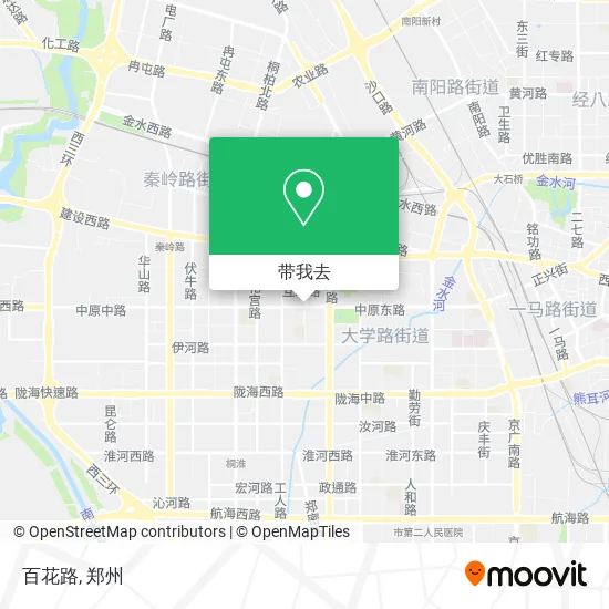 百花路地图