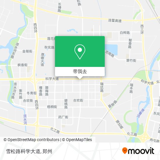 雪松路科学大道地图