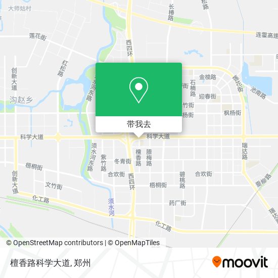 檀香路科学大道地图