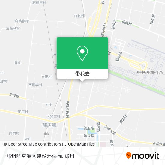 郑州航空港区建设环保局地图