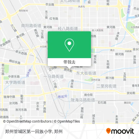 郑州管城区第一回族小学地图