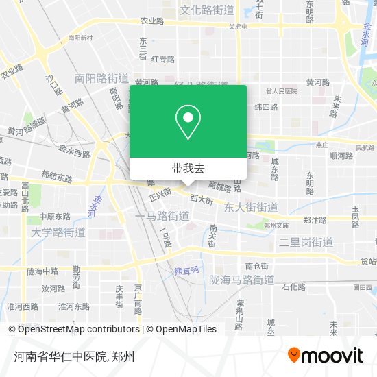 河南省华仁中医院地图