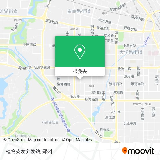 植物染发养发馆地图