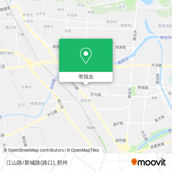 江山路/新城路(路口)地图