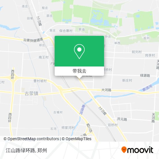 江山路绿环路地图