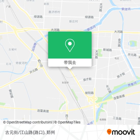 古元街/江山路(路口)地图