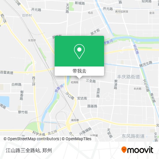江山路三全路站地图