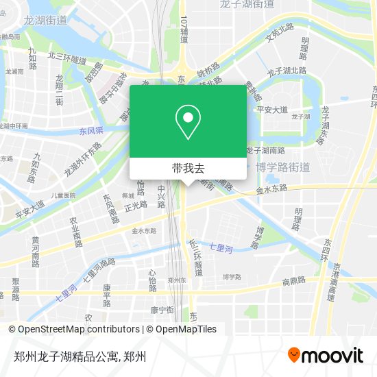 郑州龙子湖精品公寓地图
