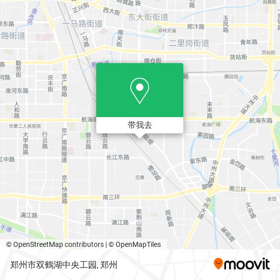 郑州市双鶴湖中央工园地图