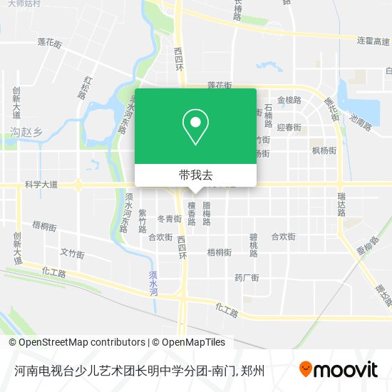 河南电视台少儿艺术团长明中学分团-南门地图