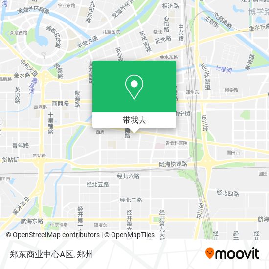 郑东商业中心A区地图