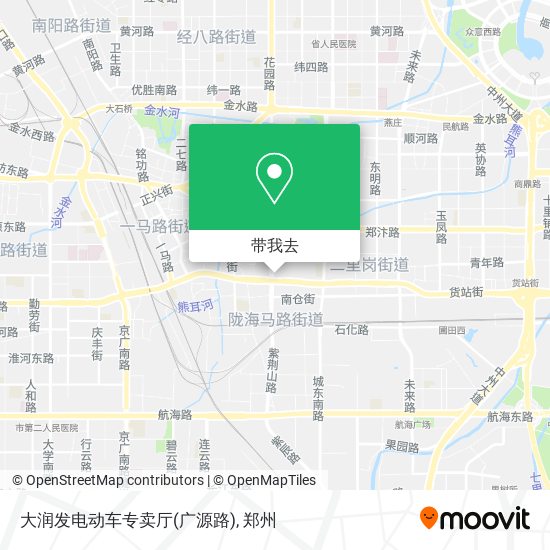 大润发电动车专卖厅(广源路)地图