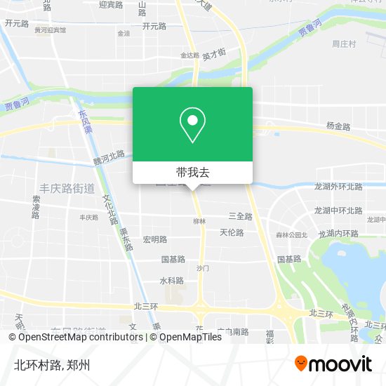 北环村路地图