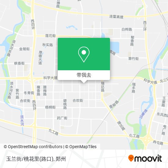 玉兰街/桃花里(路口)地图