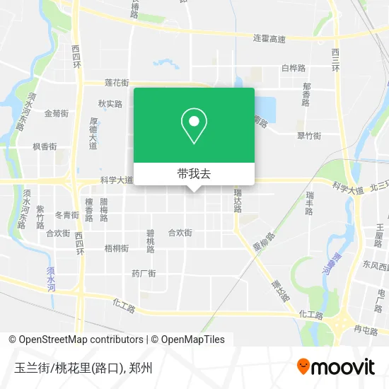 玉兰街/桃花里(路口)地图