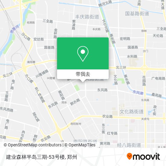 建业森林半岛三期-53号楼地图