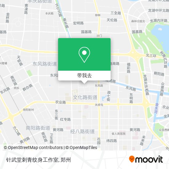 针武堂刺青纹身工作室地图