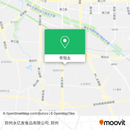 郑州永亿发食品有限公司地图