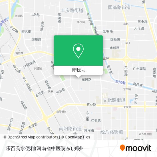 乐百氏水便利(河南省中医院东)地图