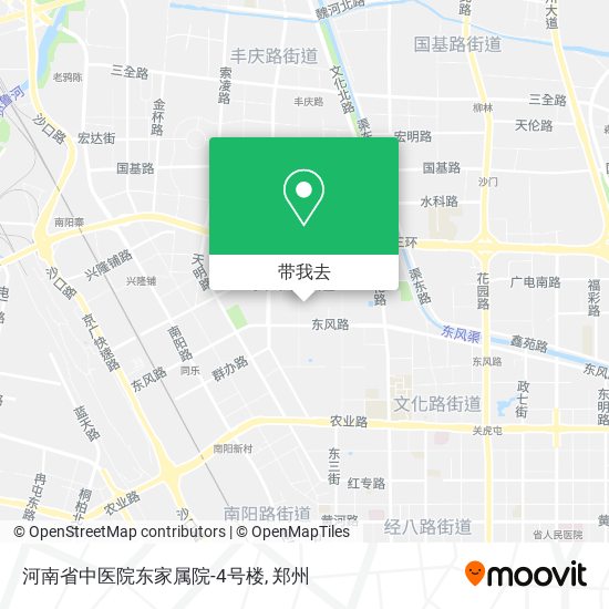 河南省中医院东家属院-4号楼地图