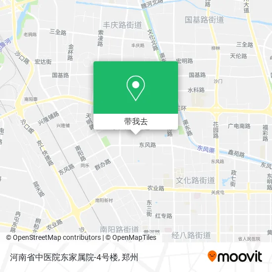 河南省中医院东家属院-4号楼地图