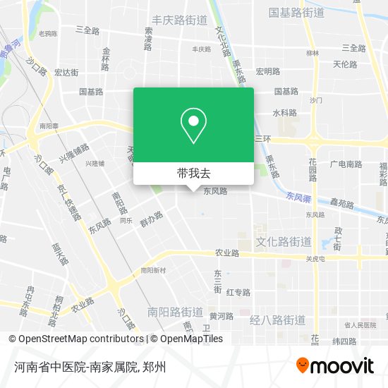 河南省中医院-南家属院地图