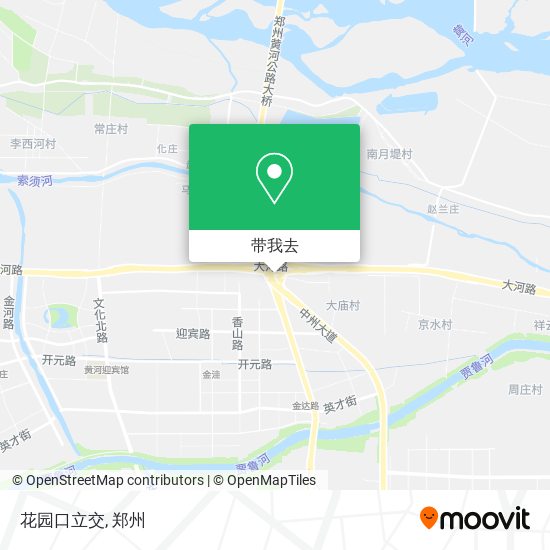 花园口立交地图