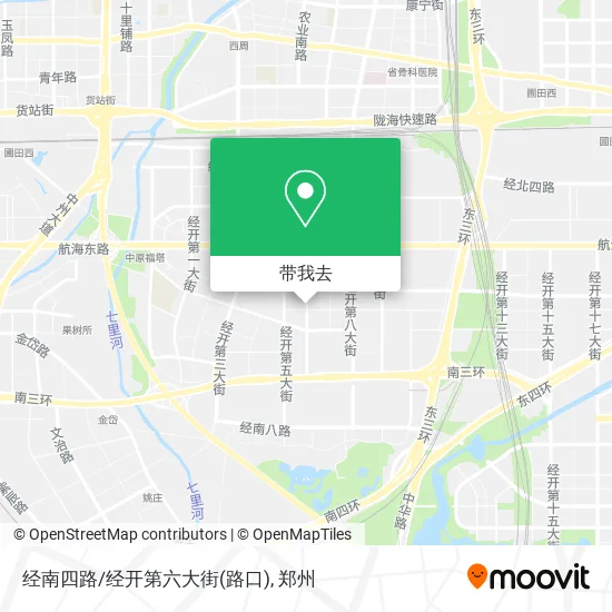 经南四路/经开第六大街(路口)地图