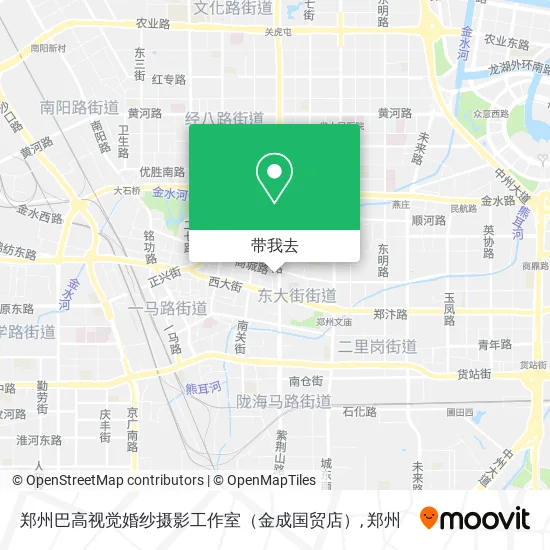 郑州巴高视觉婚纱摄影工作室（金成国贸店）地图