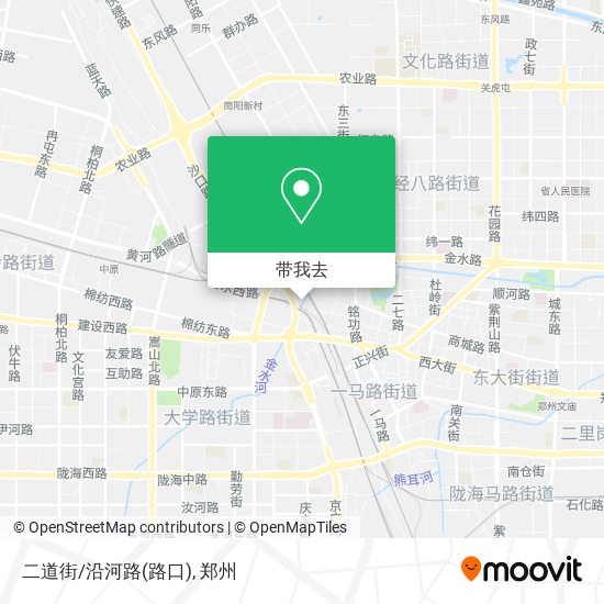 二道街/沿河路(路口)地图