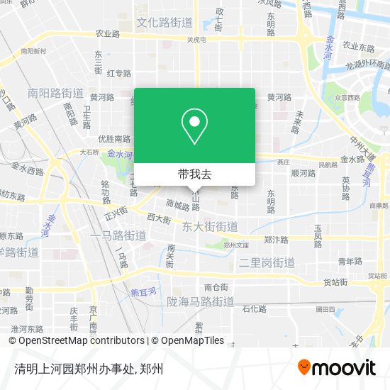 清明上河园郑州办事处地图