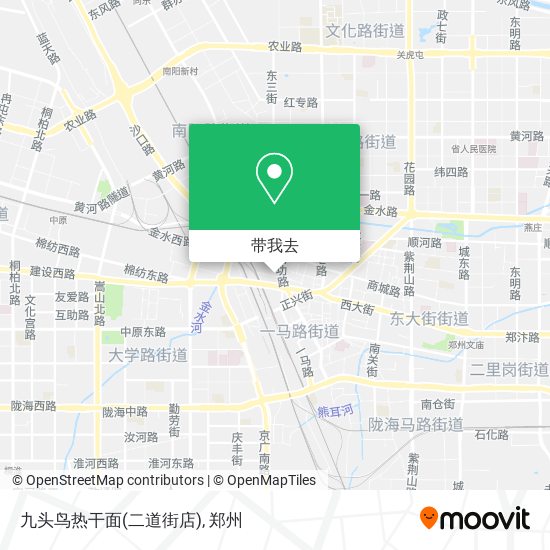 九头鸟热干面(二道街店)地图