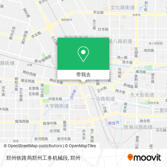 郑州铁路局郑州工务机械段地图