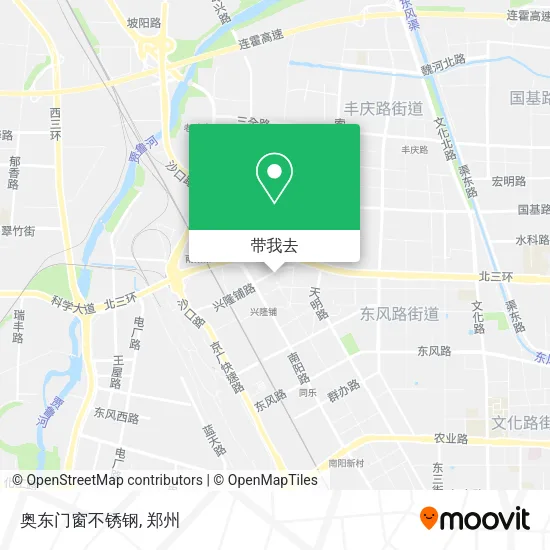 奥东门窗不锈钢地图