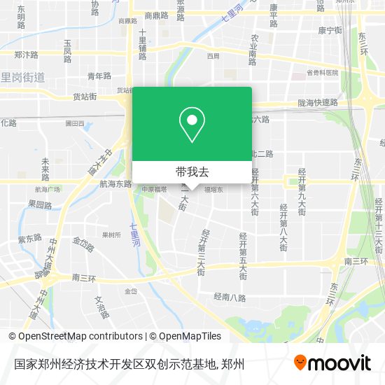 国家郑州经济技术开发区双创示范基地地图