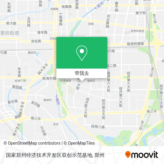 国家郑州经济技术开发区双创示范基地地图