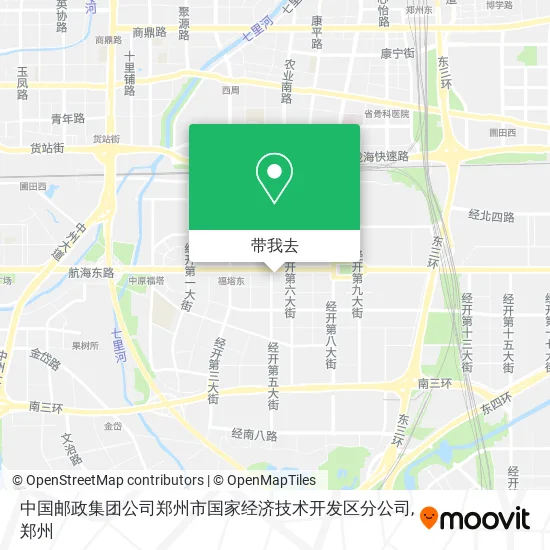 中国邮政集团公司郑州市国家经济技术开发区分公司地图