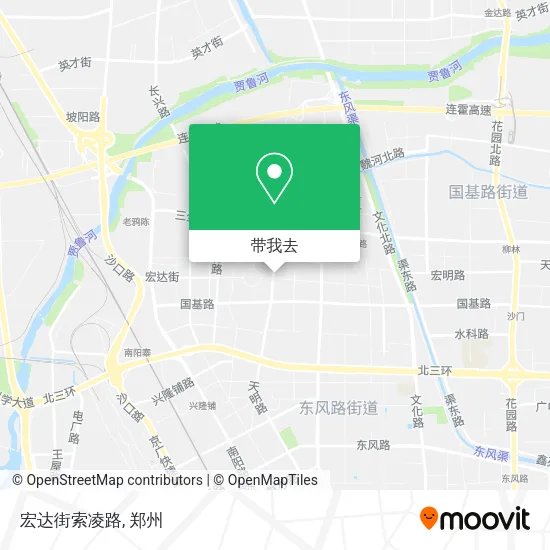 宏达街索凌路地图