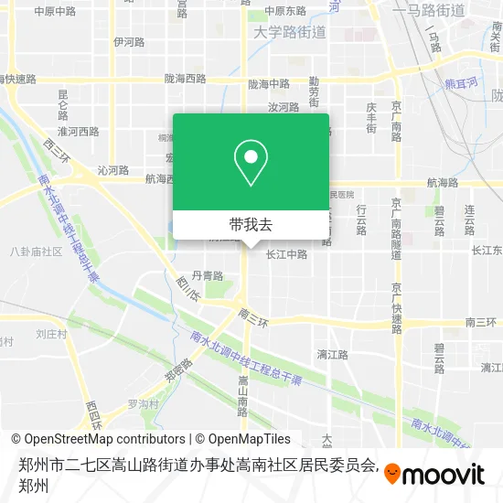 郑州市二七区嵩山路街道办事处嵩南社区居民委员会地图