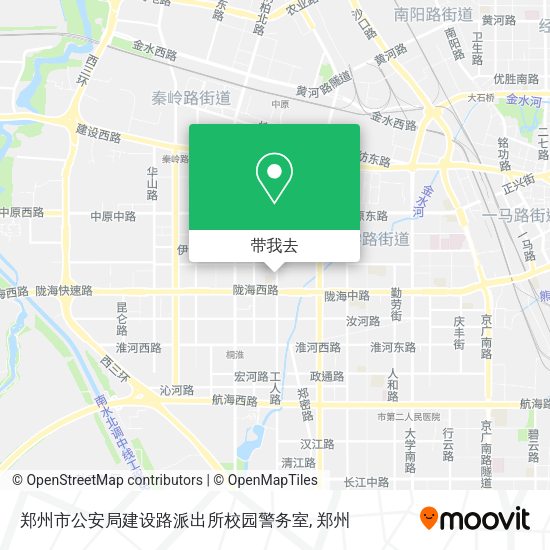 郑州市公安局建设路派出所校园警务室地图