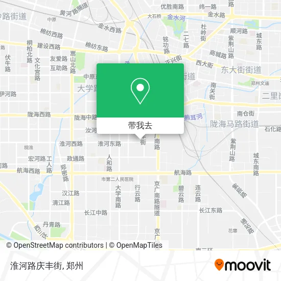 淮河路庆丰街地图