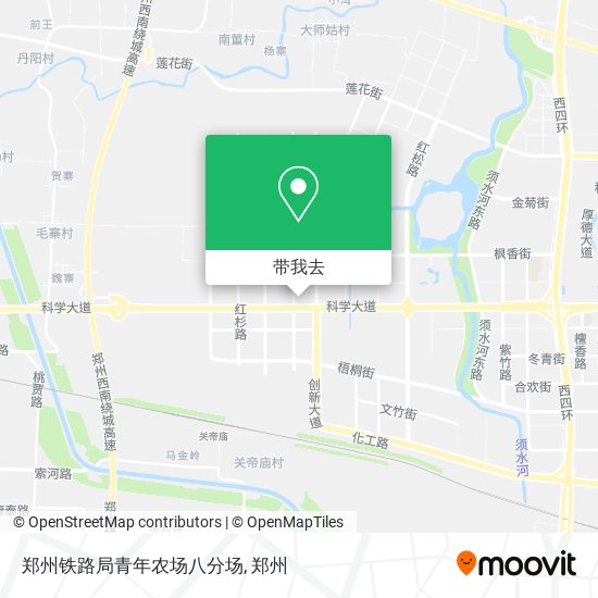 郑州铁路局青年农场八分场地图